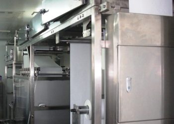 Flat sheet membrane coating machine