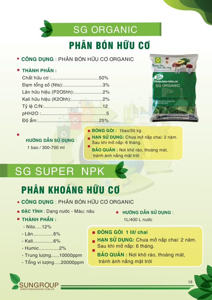 Phân bón hữu cơ Organic