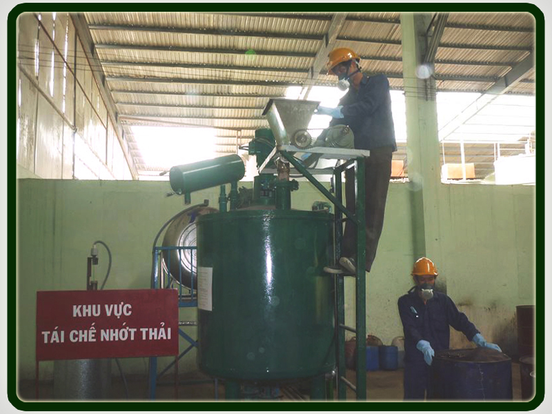 Xử lý dầu nhớt