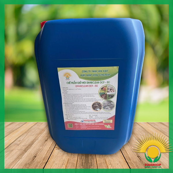 Chế phẩm khử mùi chuồng tại EnvirClean OCF - SG